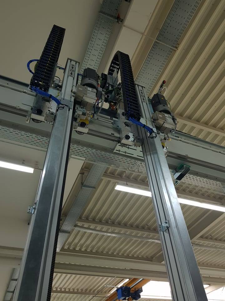 Installation of automated robots and equipment 